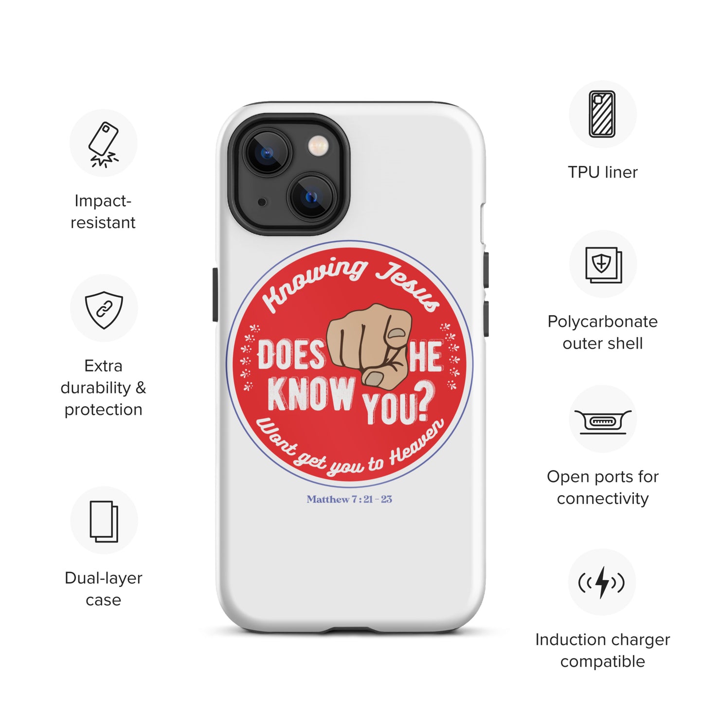 Tough iPhone case