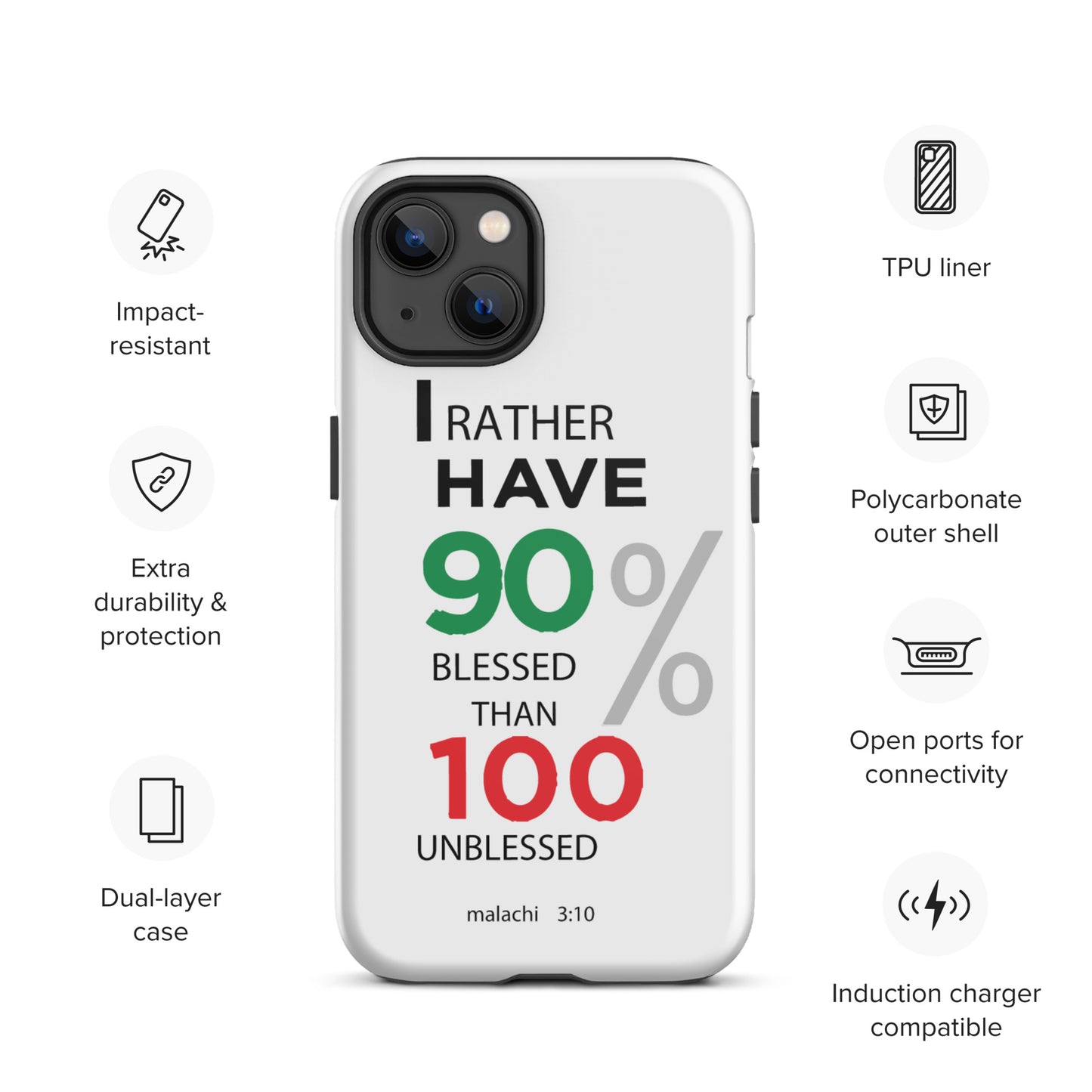 Tough iPhone case